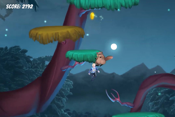 young child shown in game while playing ValoJump by Valo Motion