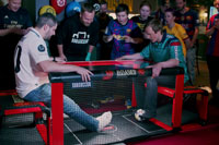 males compete playing Subsoccer&reg; 7