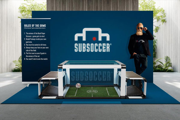 Subsoccer 7 football game by 4 Feet Under including branding and rules